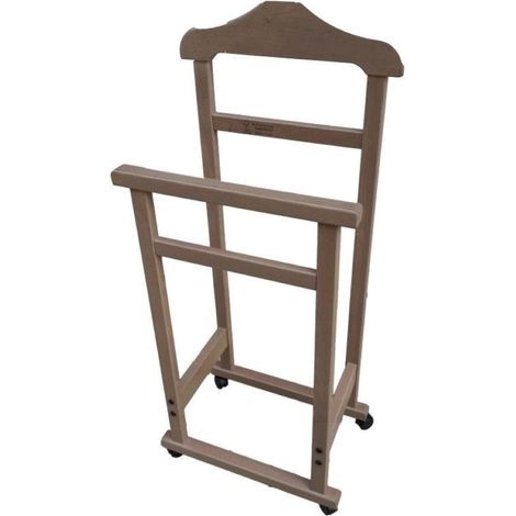 Indossatore da camera in legno massello ELEGANCE TORTORA