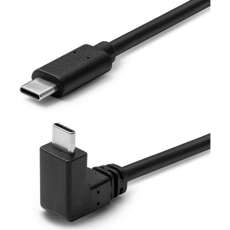 Cable MicroConnect USB-C de 1 m, 3,2 en ángulo, 60 W, 10 GB