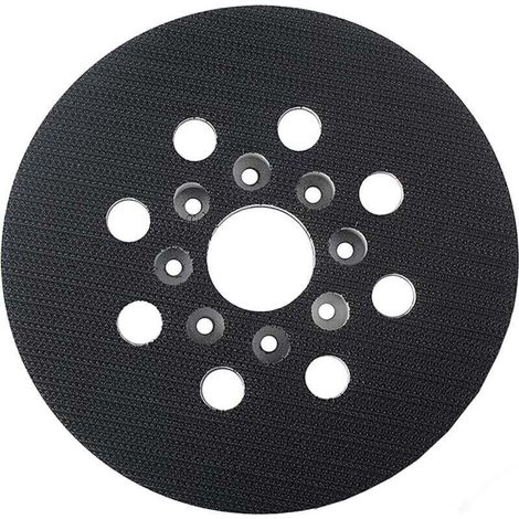 125 mm Plateau de ponçage Compatible avec Bosch GEX 1251 AE, PEX 220 A, PEX 220 AE, Skil 7402/7490 (1/4)