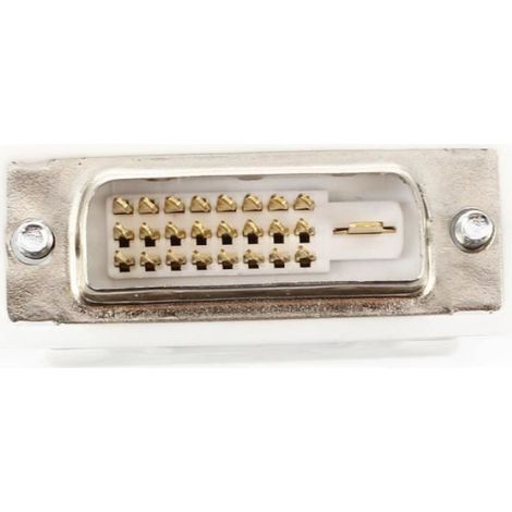 Adaptateur DVI-D Mâle vers VGA Femelle - 24+1 Broches vers 15 Broches - Conversion Vidéo PC à Écran VGA - 1 Pièce (1/4)