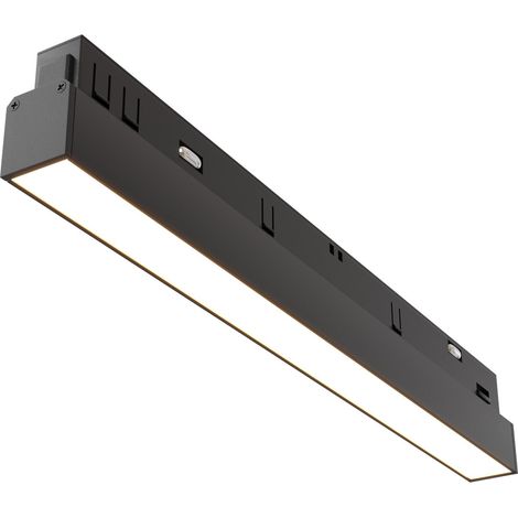 Lampada binario nera lineare LED 12W 3000K Maytoni (1/2)