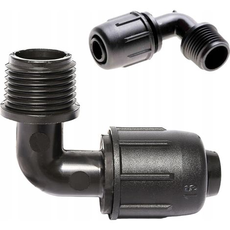 Codo atornillado QJ de 16-1/2"M (1/4)