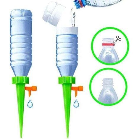 40pcs Goutte à Goutte Bouteille Irrigation Goutte à Goutte Bouteille Arroseur Automatique Plantes Arrosage Goutte a Goutte avec Vannes pour Jardin Maison Intérieur Extérieur Pot de Fleur (1/3)