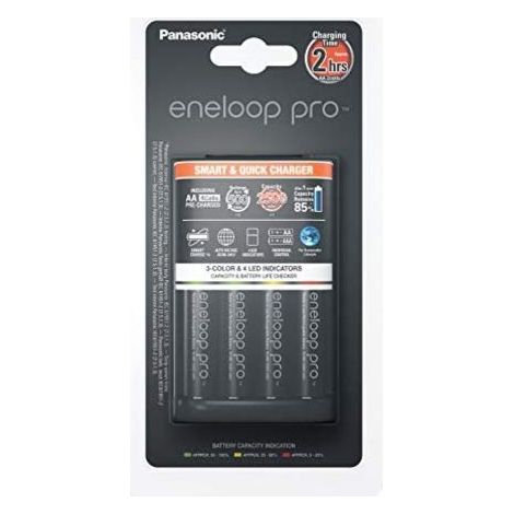 Chargeur de piles rondes NiMH Panasonic BQ-CC55E (1/5)