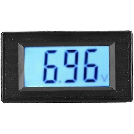 Voltmètre numérique LCD DDH-30L, affichage digital DC 7.5V-19.99V, mesure de tension précise, panneau de contrôle compact, écran rétroéclairé, voltmètre industriel haute performance. (1/5)