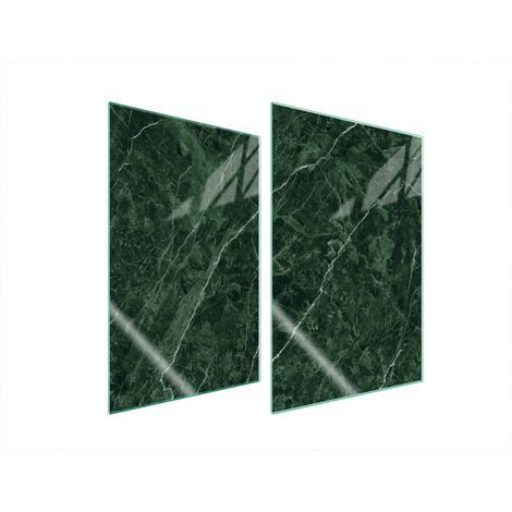 GLASSCHUTZPLATTE FÜR KÜCHE 2x35x52 MARMOR