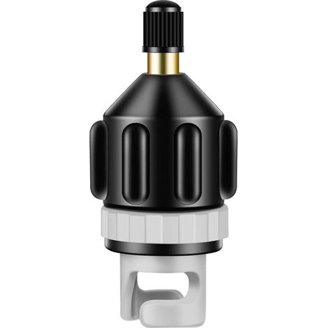 Adaptateur de Pompe, Adaptateur de Kayak, Adaptateur de Valve, Convertisseur de vanne d'air Multifonctionnel Gonflable, pour Planche Surf, Planche à Pagaie, Kayak(Noir) (1/5)