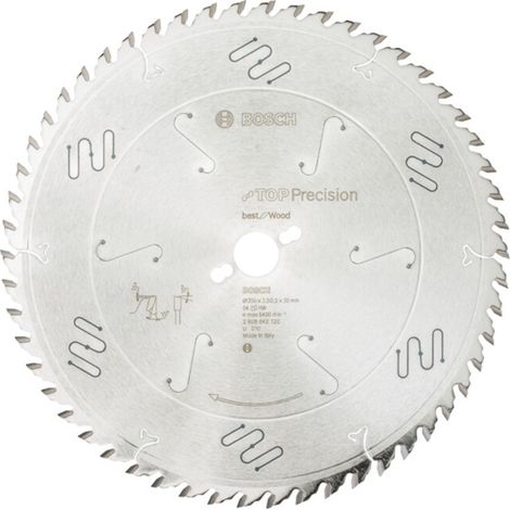 Bosch Top Precision Best for Wood Lame de scie à table 350x30 mm pour bois