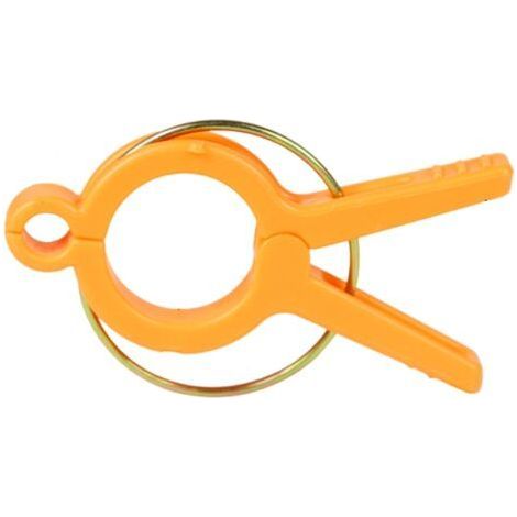 Plant Support Clips, Flower and Vine Clips for Climbing Plants, Cucumber, Roses, Orange, 20 Pieces (1/5)