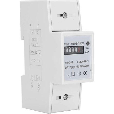 XTM35S 2P DIN Digitaler Stromzähler (kWh) - Genauigkeit des Stromzählers bei der Energiemessung (1/5)