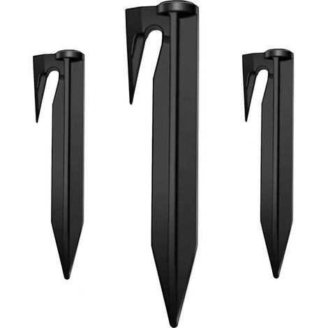 Lot de 100 piquets de fixation pour câble périphérique, compatibles tondeuses robot Gardena/Bosch/Husqvarna/Worx/Honda/Robomow/iMow, sardines d'ancrage en métal, usage extérieur, installation facile. (1/5)