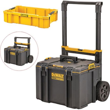 Dewalt Tough System 2.0 DWST83295-1 DS450 Rolling Mobile Tool Storage Box + Deep (1/4)