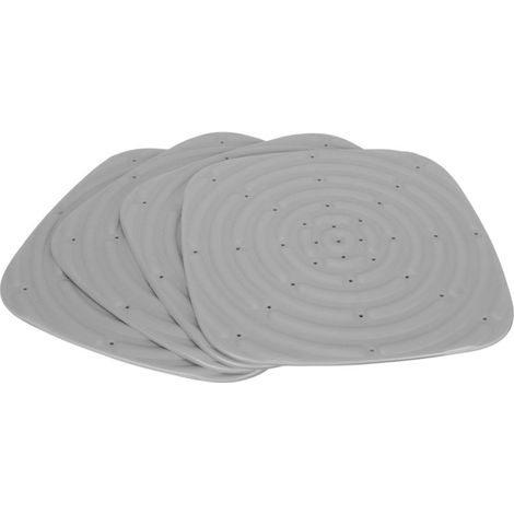 Juego de 4 esterillas lavables y reutilizables para nidos de gallinas, color gris. (1/5)