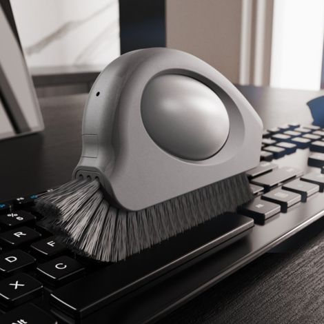 3-in-1 Reinigungsbürste für PC-Tastaturen, entfernt Staub und Schmutz von den Tasten. (1/4)