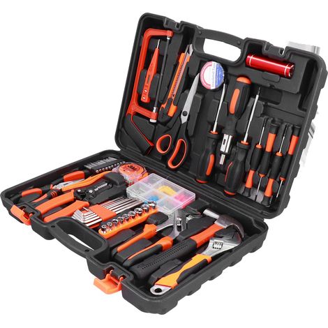 Kit de 50 outils FIXMAN : tournevis, cutter, pince pour entretien et réparation domestique. (1/5)