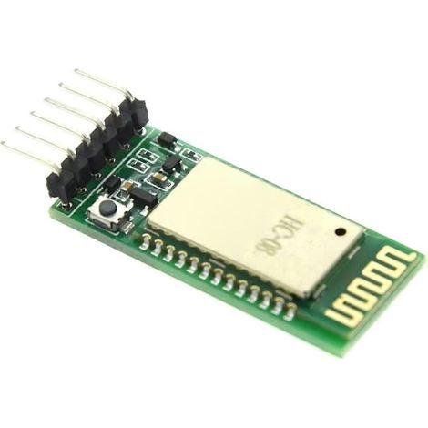 HC-08 HC08 Serielles Portmodul, drahtloser Bluetooth 4.0 RF-Transceiver, unterstützt 9600 bps, stromsparender Mikrocontroller mit Platine (1/5)