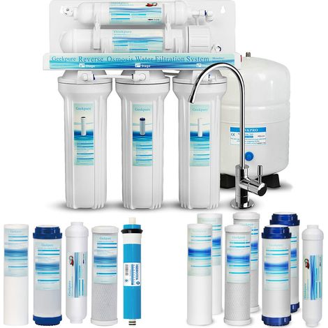 Système de filtre à eau potable à osmose inverse en 5 étapes - Plus 7 filtres supplémentaires pour Free-75GPD (1/5)