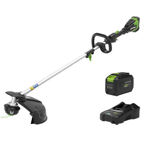 Greenworks – Débroussailleuse à batterie 48V – Moteur Brushless – Largeur de coupe 40 cm – Poignée réglable – Tête double fil 2.0 mm – Avec batterie 4.0Ah et chargeur