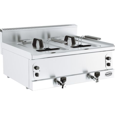 Friteuse a gaz 2 x 8 l largeur 800 mm - Combisteel (1/2)