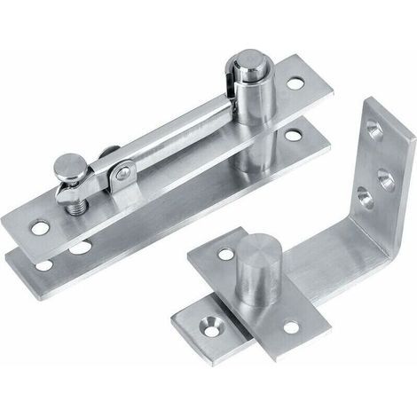 Charnières de pivot pour portes en bois Acier inoxydable épais Rotation 360° Résistantes à la chaleur Pour portes de placard (1/5)