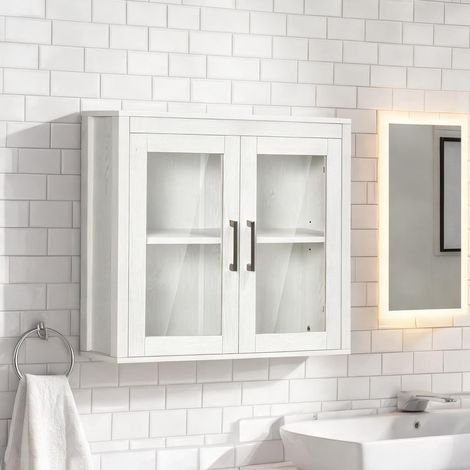 Meuble de salle de bain en melamina de Madeira 60 x 19,5 x 54 cm (1/5)