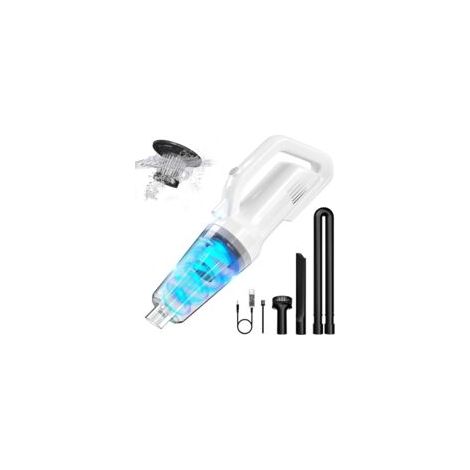 Aspirapolvere portatile da 9000 Pa 120 W, potente aspirazione per liquidi e solidi con filtro in acciaio inossidabile, senza fili, ideale per casa, auto, tavolo, divano, ecc. - Crezuo