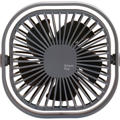 Ventilatore da scrivania USB – Rotazione a 360° – 3 velocità – Ideale per ufficio, viaggi e attività all'aperto – 1 pezzo (1/5)
