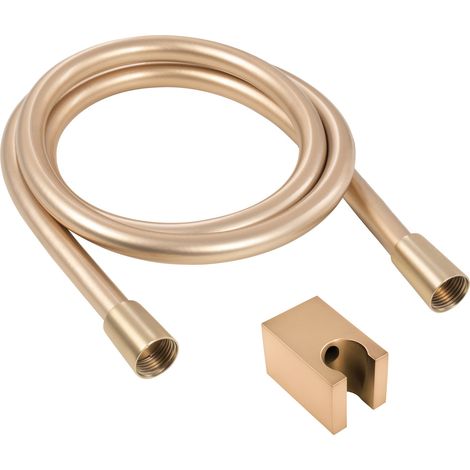SCHÖNER WOHNEN-Kollektion Brauseschlauch TESKO, Duschschlauch 1,75 m, Schlauch knickfest für Duschkopf, Mattgold (1/3)