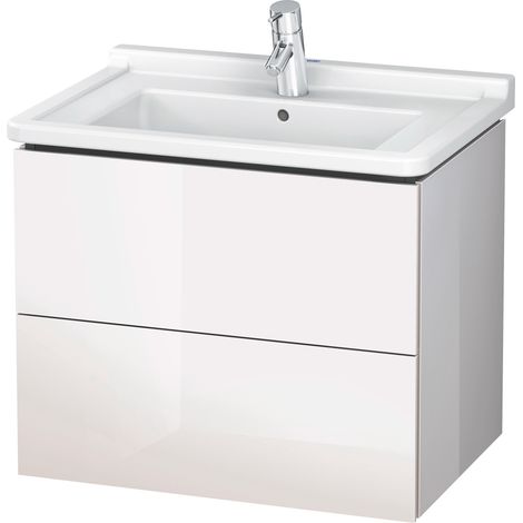 Duravit L-Cube bâti-support lavabo suspendu, 2 tiroirs,