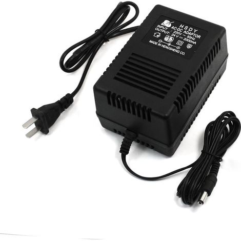US-Stecker 48W AC 220V à DC 24V 2000mA 5,5 mm x 2,1 Réseau pour CCTV