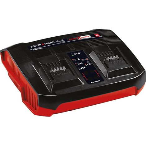 Einhell Power X Change PXC Twin 18v 36v Dual Port Twin Charger Fast Charging (1/10)