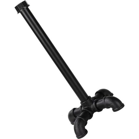 PRETYZOOM Porte-essuie-tout vertical en fer noir industriel vintage, (1/5)
