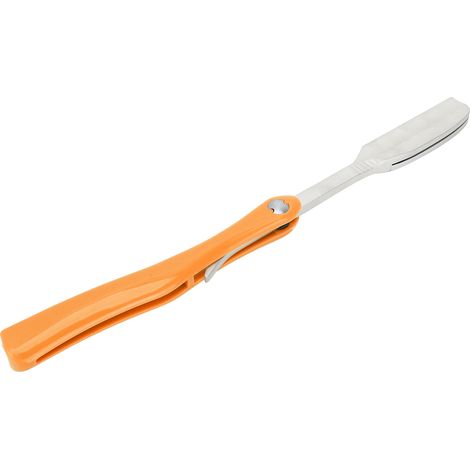 Rutschfester Rasierklingenhalter für den Bart, sicherer Klingenhalter für die Gesichtsrasur, Pflegeaccessoire für Männer (Orange) (1/5)