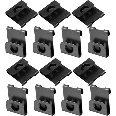 100 Piezas de Ganchos para Colgar Cuadros Hierro Negro (1/5)