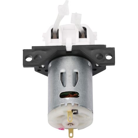 Pompe doseuse DIY à tube péristaltique pour analyse chimique en laboratoire d'aquarium (blanc 12 V 13) (1/5)