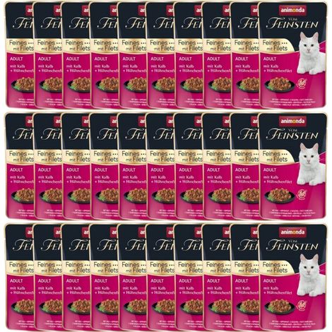 Animonda Nassfutter für Katzen mit Kalbfleisch 30 x 85 g