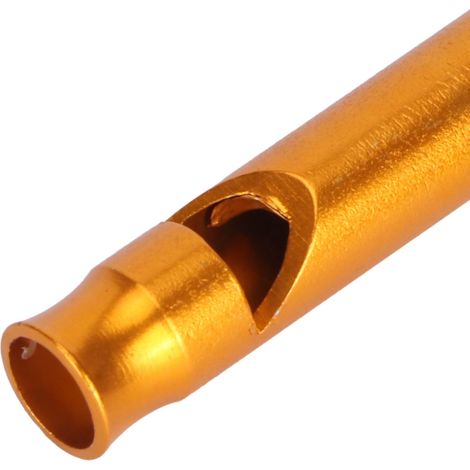 Ultraschall-Vogelpfeife – Tragbares orangefarbenes Aluminium für Geflügeltraining und Rückruf – 6,2 cm Modell für die Ornithologie (1/5)
