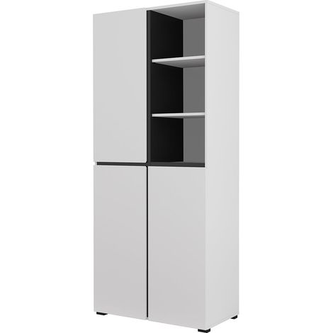 Mueble de recibidor de 3 puertas Lilia Blanco (1/4)