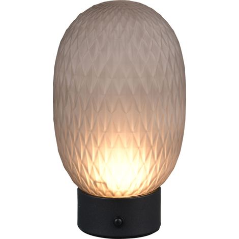 TRIO LED-Akku-Tischleuchte FACETTE, 564210154, 1,5W, 140lm, 3000K, rauch (1/5)