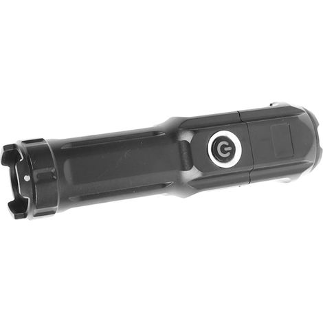 Lot de 2 lampes torches télescopiques à zoom puissant, rechargeables par USB, portables et à longue portée, idéales pour le camping. (1/5)