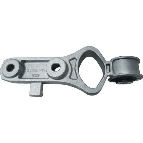 Die Teilenummer 31330145 bezeichnet eine Montagehalterung für Volvo S60/XC70/V70/S80 Motoren. Die Teilenummer 31430442 ist ebenfalls erhältlich. (1/2)