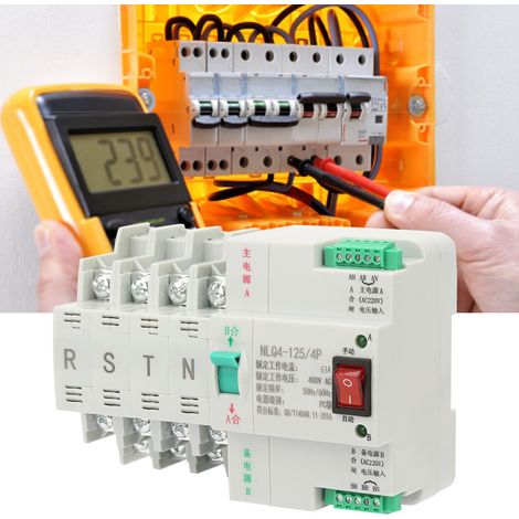 AC 400V 4P 63/80/100A Dual-Stromversorgung Automatischer Umschalter (63A) (1/5)