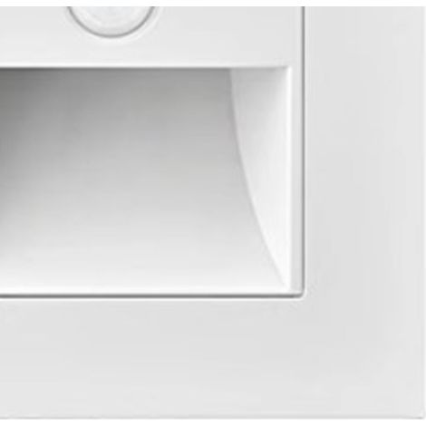 Veilleuse murale à détecteur de mouvement, LED intégrée ultra-lumineuse, économie d'énergie, pour escalier et couloir, 110 V à 240 V. (1/5)