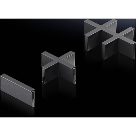 Rittal AX 2582.100 2582100 Flanschplatte   Kunststoff Schwarz 5 St.