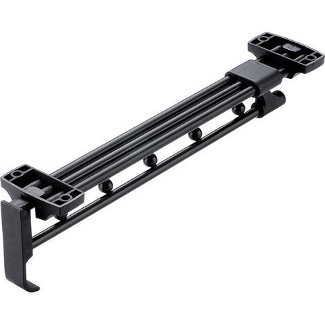 Sliding Wardrobe Rail, 30 CM Extendable Wardrobe Rail, Adjustable Length for Wardrobes and Storage Areas (1/5)