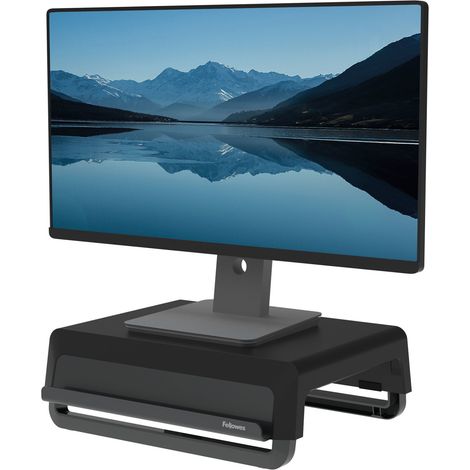 Fellowes Breyta Supporto Monitor Nero Grigio da Scrivania