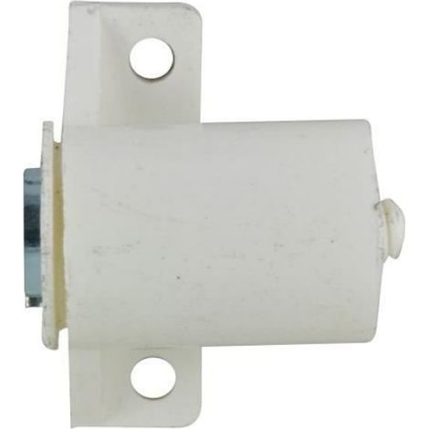 Loqueteau magnétique - - 4kg - Blanc - P28 x Ø17mm - Pour meuble divers (1/5)