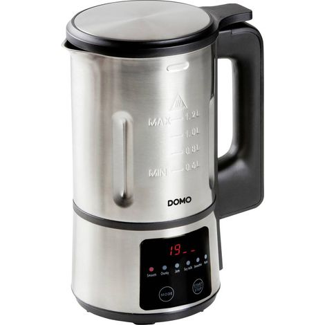 DOMO My Soup Express DO727BL Preparatore per zuppe e minestre acciaio inox, Nero (1/5)