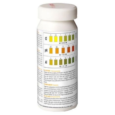 50 STRISCE ANALISI CLORO PH E ALCALINITA