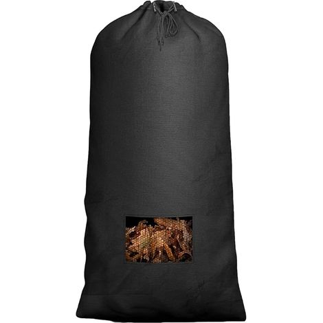 Sac de ramassage de feuilles pour tracteur à gazon de 200 x 130 cm de grande capacité pour ramasser rapidement les feuilles, convient à la plupart des tondeuses autoportées